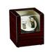 UBesGoo Dual Wooden Winder Storage Case with Quiet Japanese Motors