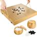 Lixada Go Set Portable Wood Board Game with Storage Box Chinese Strategy Chess Game Suitable for All Ages and Levels Ideal for Travel