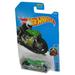 Hot Wheels HW Moto 4/5 (2015) Green Street Stealth Motorcycle Bike Toy 42/365 - (Card Has Wear)