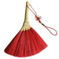 Artificial Broom Pendant Spring Festival Hanging Ornament Mini Ornaments Straw Supplies Kids Decor Flax Baby Child
