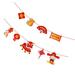 2022 Flag String Chinese Party Decoration Porch Sign Holiday Ornament Astetic Room Goblincore Happy New Year Banner Pcs