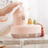 Ozmmyan Humidifier 650 ML Warm Night Humidifier Music Box Humidifier USB Type C Humidifier For Bedroom Desk Humidifier Office Great Deals on Home Appliances