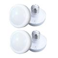 SHENGXINY Wall Lights For Bedroom Clearance Battery Operated Light Bulbs With Remote 13 Color RGB 3AA Battery Powered LED Puck Light With E26 Screw Wireless Timer Dimmable LED Bulbs White