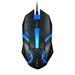 T-WOLF Gaming Mouse 3 Button Wired Optical Cursor 7 Colorful Backlight 1200 DPI for Laptop/PC Office Use