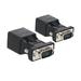 Dadypet VGA Male to RJ45 Adapter Ethernet Port Converter CAT5e CAT6 Network Cable Adapter for Efficient Data Transmission