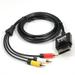 zhongxinda 1.8 M Audio Video AV RCA Composite Video Av Line Cable For Xbox 360 Slim 360 / Xbox 360
