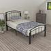 Metal Beds Frame with 13-Piece Metal Slat Frame, Mattress Compatibility