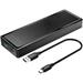 Portable Slim Power Bank Compatible with Samsung Galaxy S7/S7 Edge/S6/S6 Edge/S5/Note 3/Note 2 Qualcomm Quick Charger 3.0 with USB Type-C Cable. [Black]