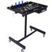 Mobile 29 in.W Adjustable Work Table in Metal with Drawer