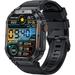 Military Smart Watches for Asus ROG Phone 7 - HD 1.96â€� Big Screen Rugged Smart Watch (Answer/Dial Calls) Outdoor Tactical Sports Watch Fitness Tracker Smartwatch - Black