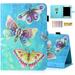 Universal 8 Inch Tablet Case Dteck Portable Protective Folio Stand Case for 7.5 -8.5 Inch Tablet Cute Pattern Kids Case for Samsung Tab A 8.0/Fire HD 8/iPad mini/Lenovo M8/8 Tablet Colorful Butterfly