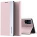 Thin Slim Flip Case for Oppo Find X5 with Stand Premium Business PU Leather Shockproof Protective Phone Cover Case for Oppo Find X5 CX Pink