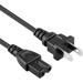 PwrON 6ft US AC 2prong Power Cord Cable Lead Compatible with Sharp LC-20D42U LC-42D65UT LC-20E1UW