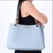 Michael Kors Bags | Michael Kors Trisha Large Triple Gusset Compartment Shoulder Bag Pale Blue | Color: Blue | Size: Os