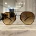 Burberry Accessories | Burberry Sunglasses B 3099 1145/2l Gold/Brown Aviator Style Sunglasses | Color: Brown/Gold | Size: Os