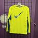 Nike Shirts & Tops | Boys Long Sleeve Neon Yellow Shirt Nike Dri Fit L | Color: Blue/Yellow | Size: Lb