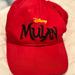 Disney Accessories | Disney’s Mulan Hat | Color: Black/Red | Size: Os