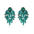 Anthropologie Jewelry | Ettika Cry Me A River Earrings | Color: Gold/Green | Size: Os