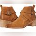 Free People Shoes | Free People Back Loop Leather Ankle Boot 37 (6) | Color: Tan | Size: 37