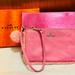 Coach Bags | Auth Coach Shearling And Leather Pink Coach Wristlet With Box A+ Condition | Color: Pink | Size: Os