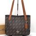 Coach Bags | Coach Horse And Carriage Tote 27 With Horse And Carriage Dot Print Black/Brown | Color: Black/Brown | Size: 10 3/4" (L) X 9" (H) X 4 1/2" (W)