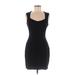 Express Cocktail Dress - Mini: Black Solid Dresses - Women's Size 6