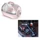 MegLob Foldable Transparent Pet Trolley, Removable Hard Cage for Cats and Small Dogs, Portable Rabbit Travel Carrier, Capsule Transparent Cat Backpack - Detachable,Pink