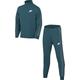 Nike Unisex Kinder Trainingsanzug K Nsw Tracksuit Poly Taped Fz, Geode Teal/White, FD3061-381, L