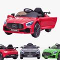 Mercedes GT-R AMG Kids Electric Ride On Car 12V with Remote Control & Suspension Leather Seat