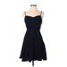 Old Navy Casual Dress - A-Line Sweetheart Sleeveless: Black Print Dresses - Women's Size X-Small