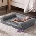 Tucker Murphy Pet™ Washable Orthopedic Dog Beds for Medium Dogs Polyester in Gray | 6.5 H x 23 W x 28 D in | Wayfair