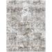 Gray/White 120.08 x 94.49 x 0.98 in Area Rug - 17 Stories Rectangle Tahamtan Area Rug | 120.08 H x 94.49 W x 0.98 D in | Wayfair