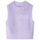 vidaXL Kids' Sweater Vest Knitted Light Lilac 140