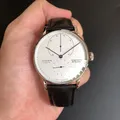 42mm Mode mechanische Uhr für Männer Möwe Ty2586 Automatik aufzug Power Reserve wasserdichte Saphir