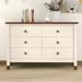 Wooden Dresser with 6 Drawers, Storage Cabinet for kids Bedroom