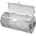 Fish Grilling Rack for Air Fryer Accessories Stainless Steel Kitchen Roaster Drum Oven Basket Kabob Deep Roasting