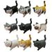 mnjin home cat decoration ornaments cute decoration cat car interior decoration & hangs multicolor