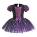Youmylove Fashion Dresses For Girls Toddler Short Sleeve Sequin Tulle Ruffles Ballerina Dress Princess Dress Party Dresses Clothes