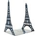 2Pcs Tower Shape Bookend Delicate Book Holders Metal Bookends Decorative Book Stands