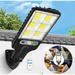 72 LED Solar Flood Light Security Motion Sensor Wall Street Yard Outdoor Lamp