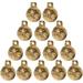 Lucky Bracelet Mini Accessories Pure Copper Decorative Bell Garden Bells for Charms Bracelets Antique Tone Stoppers Amulet Decorate 30 Pcs