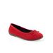 Women's Homebet Casual Flat by Aerosoles in Red Faux Suede (Size 9 M)