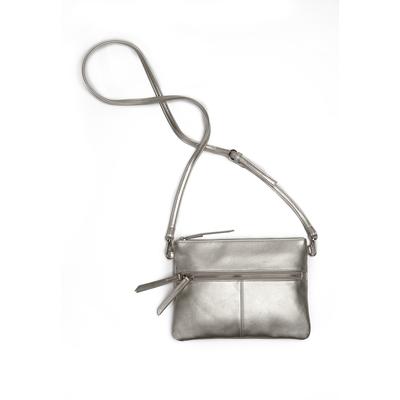 Plus Size Women's 3-In-1 Crossbody Bag by Accessories For All in Silver