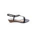 Talbots Sandals: Black Solid Shoes - Women's Size 6 - Open Toe