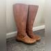 Nine West Shoes | Nine West Vintage America Collection Women’s Brown Tall Leather Boots. Size 7 M. | Color: Brown | Size: 7