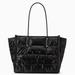 Kate Spade Bags | Kate Spade Ella Quilted Puffy Extra Large Xl Tote Bag, Black Nwt | Color: Black | Size: Os