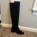 Michael Kors Shoes | Michael Kors Dark Blue High Knee Boots | Color: Blue | Size: 6