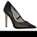Jessica Simpson Shoes | Jessica Simpson Black Mesh Pylise Rhinestone Stiletto Pump Heels Size 11/42.5 | Color: Black | Size: 11