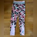Nike Pants & Jumpsuits | Nike Dry-Fit And Tight Fit Floral Leggings | Color: Black/Pink/White | Size: Xl