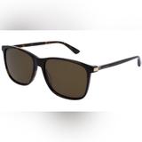 Gucci Accessories | Gucci Mens Black Havana Acetate Sunglasses | Color: Black | Size: Os